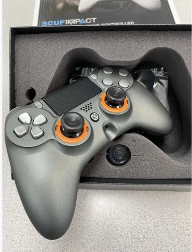 Vista 3 de SCUF 4PSH Impact Quickbuy Pro Gaming Controller for PS4 & PC Holiday 2021 - Graphite (Renewed)