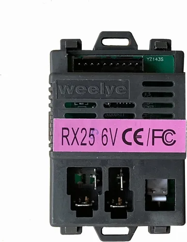 Vista 7 de Weelye RX25 - Kit de control remoto y receptor Bluetooth de 6 V para niños, 2.4 G, accesorios de caja de control para piezas de repuesto