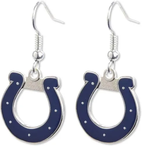 Vista 11 de aminco NFL - Aretes colgantes con logotipo de la NFL para mujer