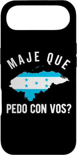 Vista 26 de Funda para iPhone 16 Bandera de Honduras Catracho Camiseta hondureña Maje Que Pedo?