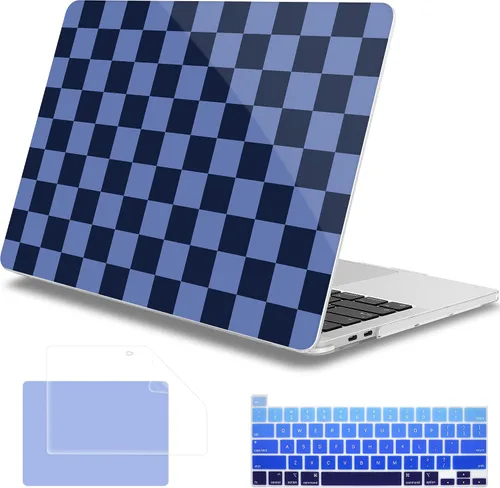 Vista 32 de Mektron Funda para MacBook Pro de 13 pulgadas 2022 2021 2020 versión A2338 M2 M1 A2289 A2251, cubierta rígida de plástico impresa para MacBook Pro