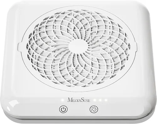 Vista 5 de MelodySusie Colector de polvo de uñas con filtro reutilizable, potente ventilador de vacío de uñas, extractor de colector de polvo, máquina