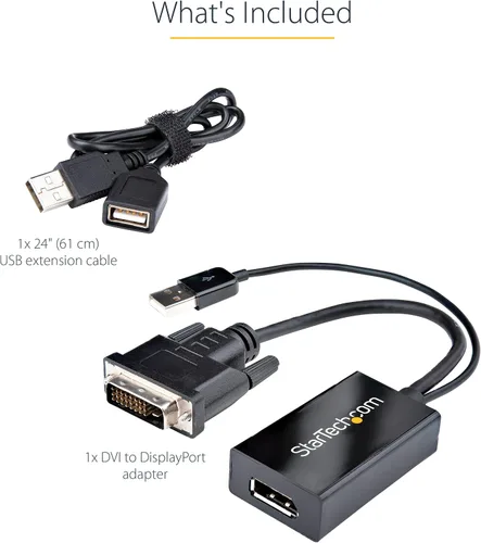 Vista 7 de StarTech Utilice este convertidor Dvi a Displayport para conectar su computadora Dvi a un Dp Monit