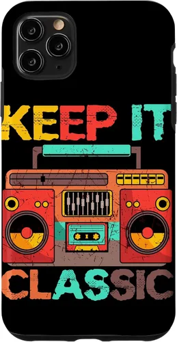 Vista 13 de Keep It Classic Radio 80s 90s Retro Vintage Cassette Player Funda para iPhone 17