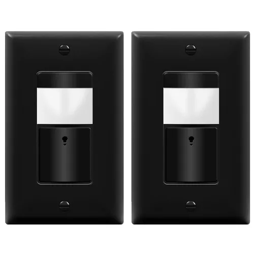 Vista 14 de TOPGREENER Interruptor de luz con sensor de movimiento PIR de ocupación/vacante, función de aprendizaje, no neutro no requiere tierra, 200 W