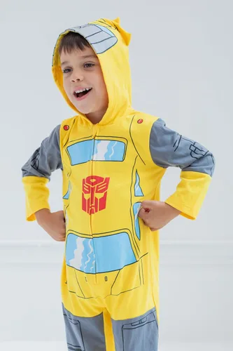 Vista 2 de Transformers Optimus Prime - Overol de disfraz con cremallera para niños pequeños y grandes