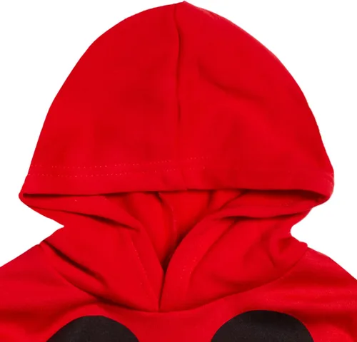 Vista 6 de Disney Mickey Mouse - Conjunto de sudadera con capucha y pantalones de forro polar para niños grandes