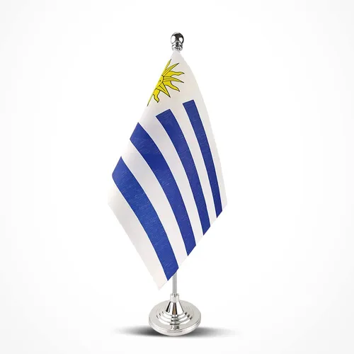 Vista 28 de Bandera argentina de Argentina, pequeña mini bandera argentina de escritorio, utilizada para mesa, oficina, aula, hogar, decoración de eventos