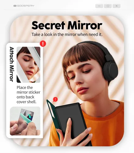 Vista 431 de GOOSPERY Parachoques magnético para puerta compatible con Galaxy S9 Plus, tarjetero tipo billetera con cierre automático por iman, funda protectora