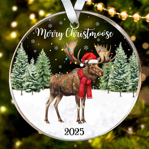 Vista 21 de HEXMOZ Adornos de Oso para Árbol de Navidad - Regalos de Osos para Mujeres, Hombres, Amantes de los Osos - Adorno de Navidad de Osos, Ideas