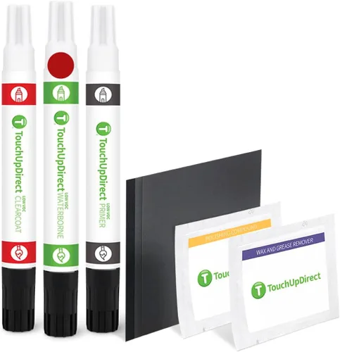 Vista 37 de TouchUpDirect 614 Blanco Hielo Compatible con Pincel de Pintura de Retoque Exacto para Volvo - Kit Esencial