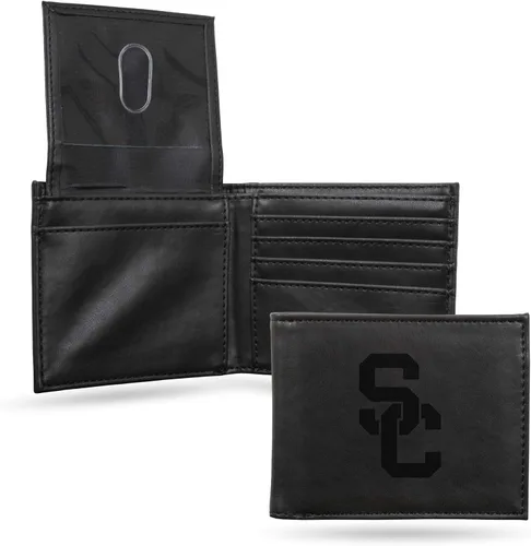 Vista 102 de NCAA Rico Industries Cartera Billetera con Grabado Láser Cartera Billetera con Grabado Láser - Diseño Delgado - Gran Regalo