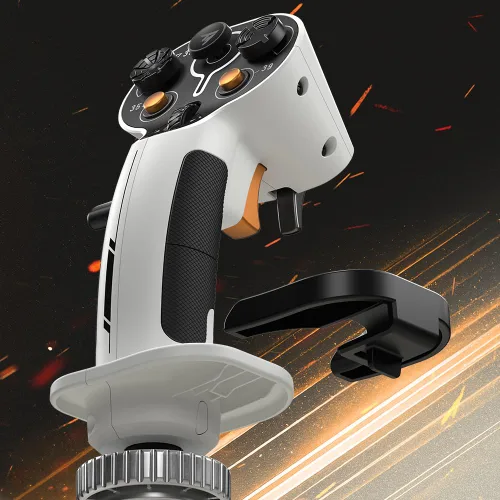 Vista 4 de Thrustmaster Sol-R1 Flight Joystick, Hall Effect Technology for Ultra-Precise Gaming, 44 Buttons Ideal for Space Flight Simulation