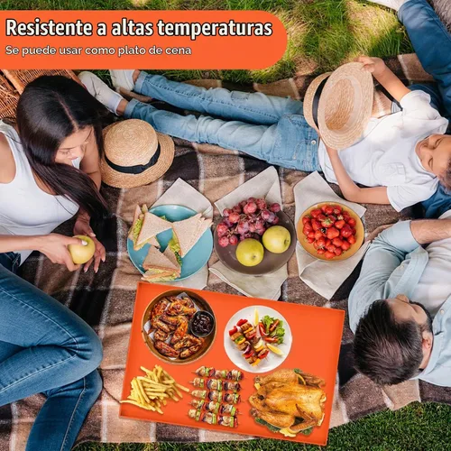 Vista 3 de Favfully - Tapete de silicona para parrilla, cubierta de parrilla de 22 pulgadas, funda protectora para parrilla Blackstone de 22 pulgadas