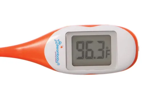 Vista 6 de Dreambaby Termómetro digital de respuesta rápida con alerta de fiebre, naranja