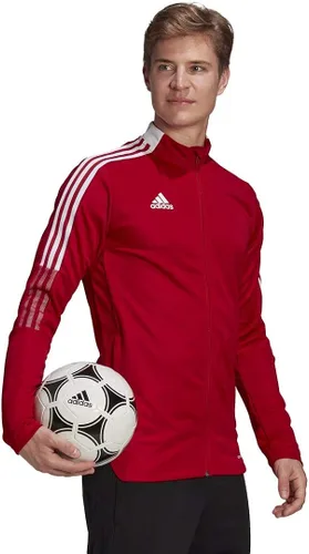 Vista 3 de adidas Tiro 21 chaqueta deportiva para hombre, Rojo, XS