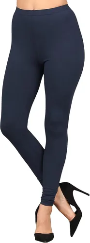 Vista 12 de Lildy - Leggings súper suaves lisas e impresas para mujer, elásticas sin transparencias Rayas negras y rojas/paquete de dos negras