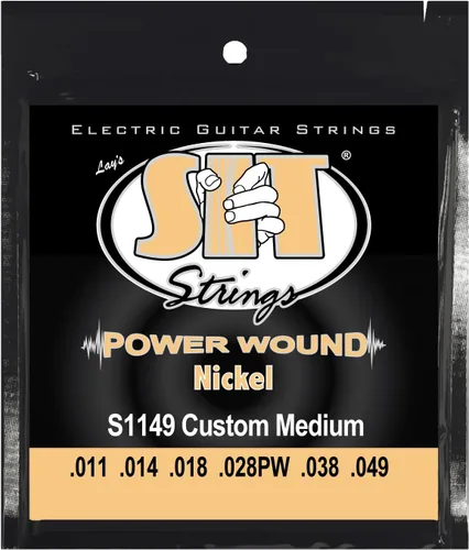 Vista 5 de SIT Strings - Cuerdas de guitarra eléctrica entorchadas de níquel Power Wound (S.I.T.), 7 cuerdas Extra Light 9-54, S7954