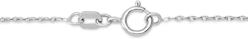 Vista 4 de ARAIYA FINE JEWELRY Colgante de cruz de diamante o plata de 14 quilates con cadena de cuerda de plata de ley (14 cttw, color I-J, claridad I2-I3)