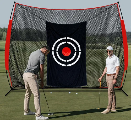 Vista 5 de Objetivo de golf de tela de golf para reemplazo de red, objetivo de golf para golpear red, objetivo de práctica de golf, ayudas de entrenamiento