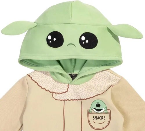 Vista 5 de STAR WARS The Mandalorian Baby Yoda - Sudadera con capucha de forro polar