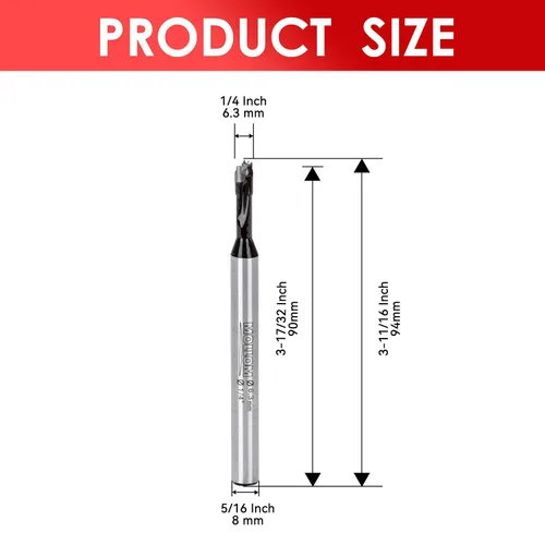 Vista 2 de MOLLOM Broca Forstner de carburo de 1/4" (6,3 mm)