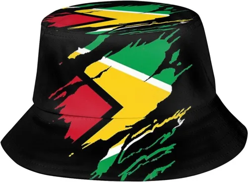 Vista 51 de Lindos sombreros de pescador de bandera plegable patriótico a la moda, gorra de pescador para viajes de verano al aire libre para adultos, mujeres