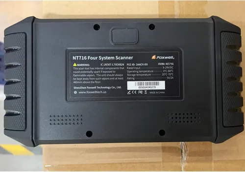 Vista 8 de FOXWELL NT716 Escáner OBD2, bidireccional, ABS, SRS, transmisión, motor, 9 reinicios, lector de códigos, diagnóstico purga ABS/SAS/luz
