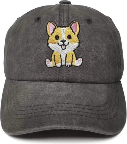 Vista 10 de Gorras de béisbol bordadas con animales para niño y niña
