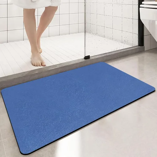Vista 9 de Tierra de Diatomeas Tapete de Baño Alfombras de Baño Súper Absorbente Secado Rápido Antideslizante Tapete de Baño Delgado Tapetes de Piso de Baño
