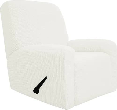 Vista 126 de Easy-Going Funda Elástica para Sofá Reclinable Cobertor de Sofá 4 Piezas Protector de Muebles Sofá Suave con Fondo Elástico Poliéster Spandex Tela