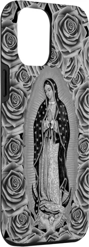 Vista 67 de Funda para iPhone 11 Nuestra Señora Virgen De Guadalupe Virgen María Floral