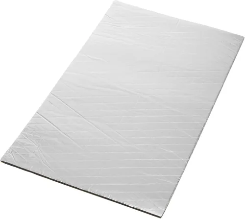Vista 9 de uxcell 9 unids 0.197 in 197mil 14.49sqft coche sonido amortiguador aislamiento estera fibra de alúmina puerta audio ruido aislamiento 20"x12