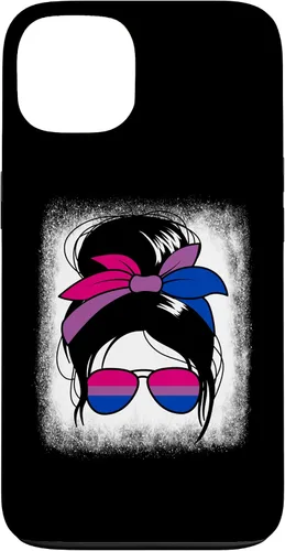 Vista 7 de iPhone 16 Bisexual Messy Bun Bi Sexual Women's Bisexual Case