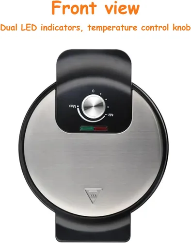 Vista 6 de Mini Donut Maker Machine 7 Holes, Small Doughnut Maker, With Temperature Control Double-Sided Heating Non-stick, Suitable for Children's Breakfast