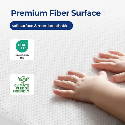 Vista 2 de TASTELIFE Protector de Cama Gemela Impermeable, Funda de Colchón Ultra Suave y Transpirable con Bolsillo Profundo Ajustable de hasta 8"-21