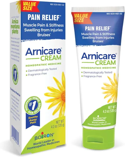 Vista 10 de Crema Arnicare de Boiron para el alivio del dolor en las articulaciones, dolor muscular, dolor muscular y la hinchazón de moretones o lesiones