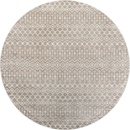 Vista 45 de Unique Loom Enrejado Marroquí Colección Trellis Geométrica Transicional Beige/Marfil Alfombra Área (10 pies 8 pulgadas x 16 pies 5 pulgadas)