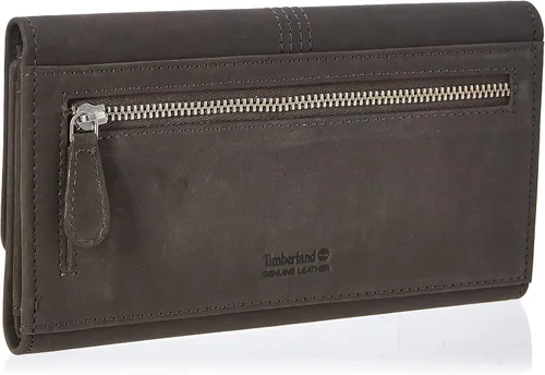 Vista 2 de Timberland - Cartera de piel con solapa RFID para mujer, estilo Castlerock (nobuck), talla única