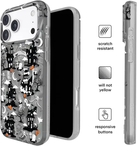 Vista 1164 de VELVET CAVIAR Funda para iPhone 15, compatible con MagSafe, probada contra caídas de 10 pies, fundas protectoras de diseño, leopardo color rosa