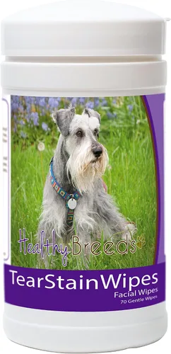 Vista 7 de Healthy Breeds Toallitas quitamanchas de lágrimas para perros para pastor australiano – Más de 100 razas – Limpiador facial de ojos – 70 toallitas