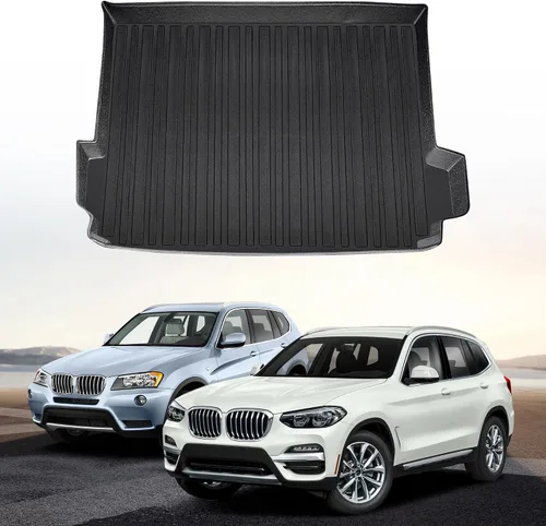 Vista 2 de Forro de carga prémium para BMW X3 2011-2017 – 100% de protección, tapete de maletero de automóvil de ajuste personalizado, tapete de carga negro