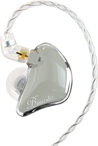 Vista 10 de BASN Bmaster Triple Drivers in Ear Monitor Auriculares (negro) iem de aislamiento de sonido con dos cables mmcx desmontables, kit de transporte