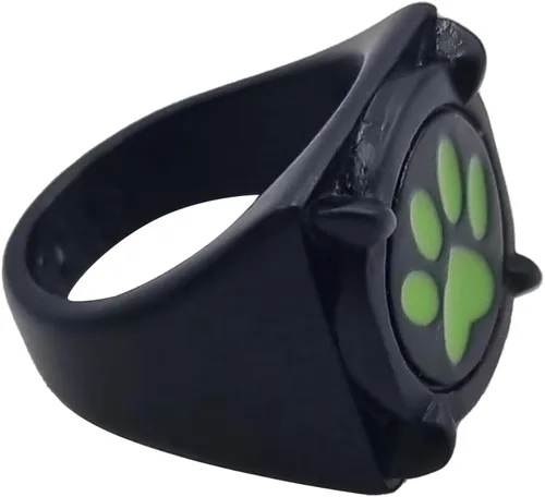 Vista 5 de ZAG STORE - Ladybug - Anillo de gato negro, Acero inoxidable, Acero inoxidable