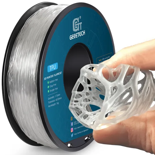 Vista 23 de GEEETECH Filamento PLA de color dorado sedoso de 0.069 libras, filamento de seda brillante para impresora 3D, carrete de 2.2 libras, precisión