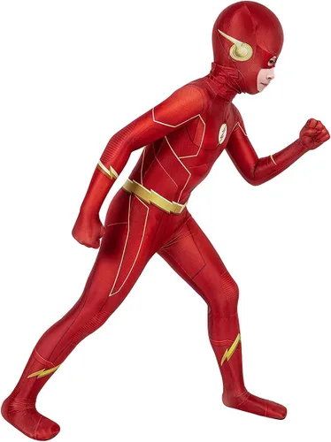 Vista 3 de Disfraz de superhéroe de Halloween para niños, traje de cosplay Zentai, overol para niños
