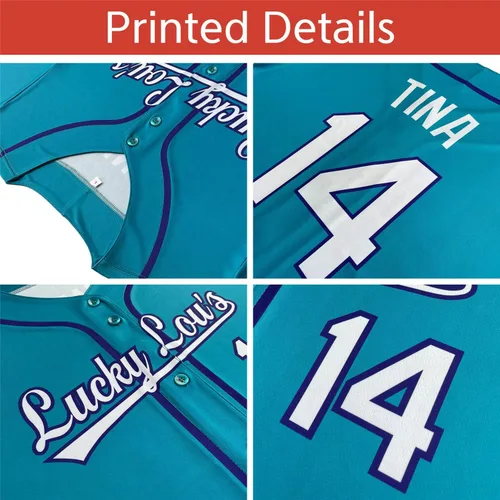 Vista 4 de Camiseta de béisbol personalizada para hombre, camisa con botones, número de nombre, uniforme deportivo para mujeres, jóvenes, talla grande
