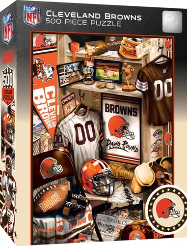Vista 18 de MasterPieces Rompecabezas de 500 piezas para adultos para el Día del Juego, NFL San Francisco 49ers Locker Room, 15 x 21 pulgadas