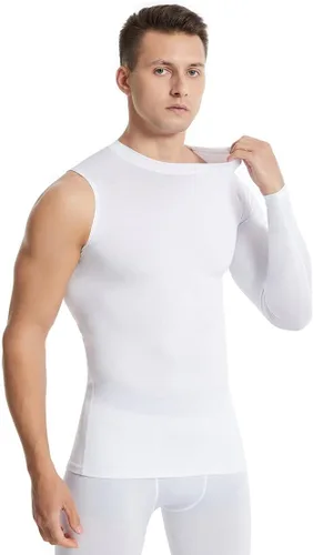 Vista 6 de New Compression Shirts for Men 12 Single Arm Long Sleeve Athletic Base Layer Undershirt Gear T Shirt for Workout Basketball