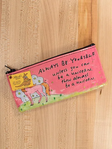 Vista 3 de Blue Q Bags Estuche para lápices, Always Be Yourself. Unless Your Can Be A Unicorn, talla única